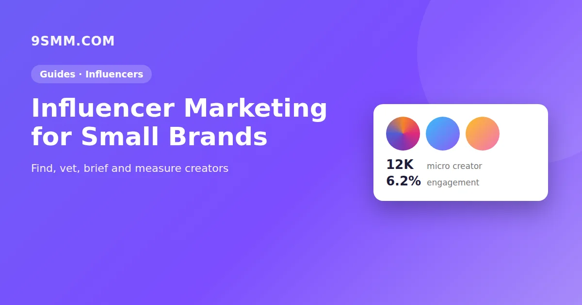 Influencer Marketing for Small Brands: A Practical Guide